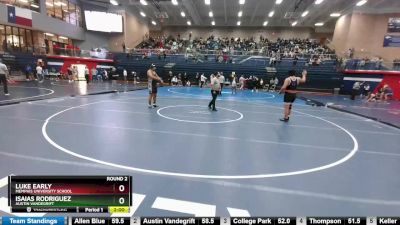 215 lbs Round 2 - Isaias Rodriguez, Austin Vandegrift vs Luke Early, Memphis University School