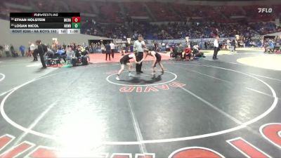 6A Boys 150 lbs Cons. Round 2 - Logan Nicol, Newberg Boys vs Ethan Holstein, McDaniel Boys