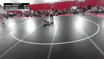 14U Boys - 96 lbs Cons. Round 3 - Colt Nachreiner, Sarbacker Wrestling Academy vs Mitchell Webster, Wisconsin