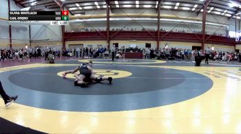 100 lbs Champ. Round 1 - Olivia Whitlach, Tuscarawas Valley HS vs Cail Otero, Lorain High School