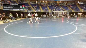 85 lbs Consy 6 - Adam Hagenbuch, York Suburban vs Amari Brobeck, Jersey Shore