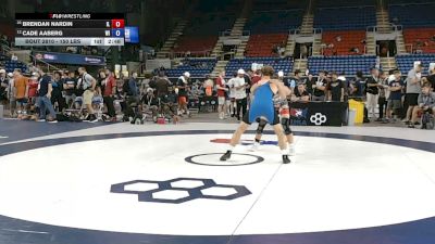 150 lbs Cons. Rd Of 32 - Brendan Nardin, Illinois vs Cade Aaberg, Wisconsin