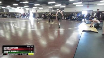 144 lbs Champ. Round 2 - Jayden Haygood, Saint Francis vs Cooper Sheesley, Del Oro
