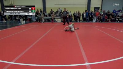 80 lbs Champ. Round 2 - Ruger Hoveland, Immortal Athletics WC vs William Rauenhorst, Summit Wrestling Academy