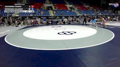 95 lbs Cons. Sub-rd Of 16 - Alexandra Thomas, FL vs Esperanza Gallegos, NM