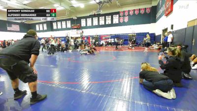 217 lbs Quarterfinal - Michael Martinez, Carter High School vs Mikhail Kmin, Aliso Nigel Wrestling Club