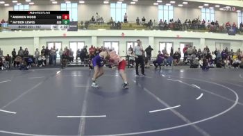 157 lbs Cons. Round 5 - Andrew Ross, Wabash vs Jayden Lewis, Albion