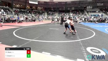 52 lbs Consolation - Kayden Bass, Grove Takedown Club vs Turner Grant, Oklahoma Phantom Wrestling Club (OPWC)