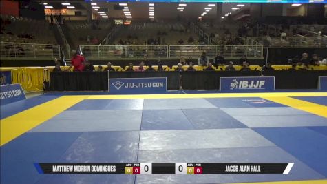 Jacob Alan Hall vs Matthew Morbin Domingues 2025 Pan Jiu Jitsu IBJJF Championship