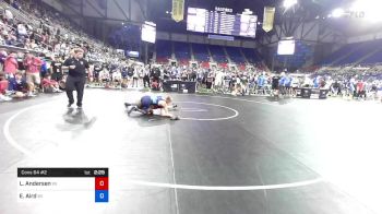 126 lbs Cons 64 #2 - Lane Andersen, Wisconsin vs Ethan Aird, Wisconsin