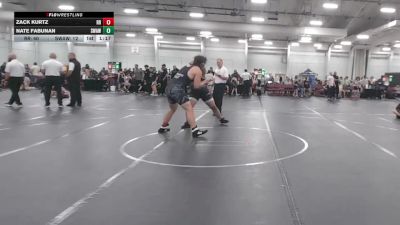 215 lbs Round 1 (10 Team) - Nate Fabunan, Savage WA White vs Zack Kurtz, Rocket Rams