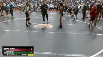 100 lbs Quarterfinal - Liam Finney, Carolina Reapers vs Ethan Scott, Tough Time Wrestling Club