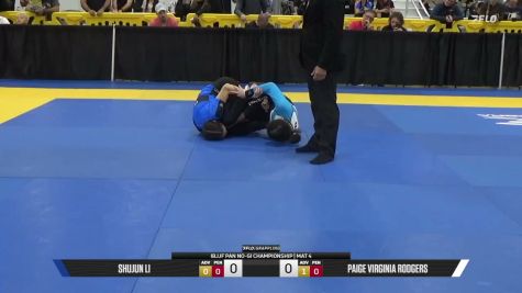 Paige Virginia Rodgers vs Shujun Li 2026 Pan IBJJF Jiu-Jitsu No-Gi Championship