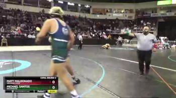 5A 285 lbs Cons. Round 2 - Michael Santos, Rio Rancho vs Matt Maldonado, Volcano Vista