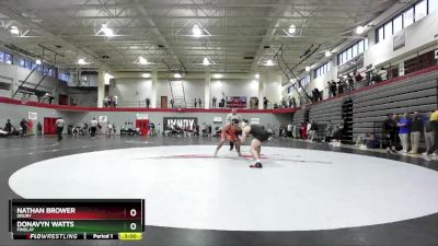 184 lbs Cons. Round 2 - Nathan Brower, Drury vs Donavyn Watts, Findlay