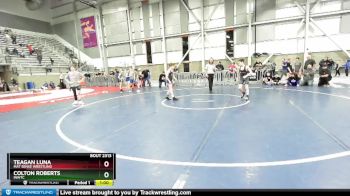 87 lbs Cons. Semi - Colton Roberts, INWTC vs Teagan Luna, Mat Sense Wrestling