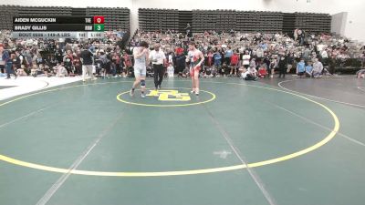 149-A lbs Quarterfinal - Aiden McGuckin, The Barn Burners vs Brady Gillis, Rhode Rage Wrestling