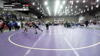 285 lbs Cons. Round 4 - Maddox Gregg, Edmond North vs Quinn Vaka, Mill Valley