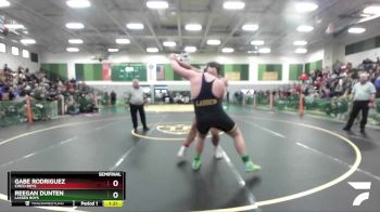 Boys 287 lbs Semifinal - Gabe Rodriguez, Chico Boys vs Reegan Dunten, Lassen Boys