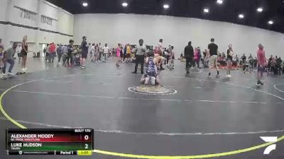 100 lbs Cons. Semi - Alexander Moody, NC Pride Wrestling vs Luke Hudson, Talon