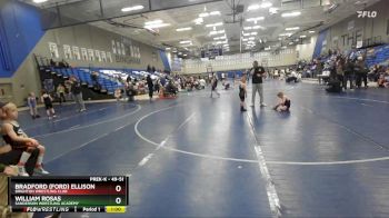 49-51 lbs Round 1 - William Rosas, Sanderson Wrestling Academy vs Bradford (Ford) Ellison, Brighton Wrestling Club