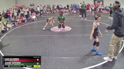 47 lbs Quarterfinal - Liam Gutirrez, Blythewood Bengals vs Zavier Simmons, Summerville Takedown Club