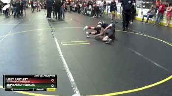 68 lbs 1st Place Match - Libby Bartlett, Standish Youth Wrestling vs Sophianna Pedroza, NBWC