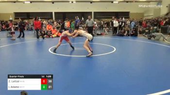 93 lbs Quarterfinal - Zane Leitzel, Warhawks Inc. ES vs Isaac Adams, Maine Trappers ES