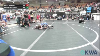 61 lbs Consi Of 4 - Wells Howard, Marlow Outlaws vs Michael Holloway, Team Nomad