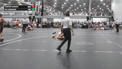 120 lbs Semis & 1st Wrestleback (8 Team) - Carter Chunko, Grit Mat Club Blue vs Eli Castanon, Team Shutt GT