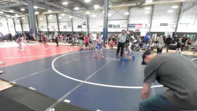 90 lbs Semifinal - Weston Shamhart, 1 On 1 Fight Academy vs Evan Ferguson, Cornerstone Mat Club