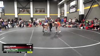 118 lbs Round 4 (6 Team) - Tiearra Pollard, NE Wrestling Academy vs Grace Darling, SOTM Black