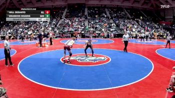 132-6A Quarterfinal - Brandon Higgins, Camden County vs Will DeSanto, Hillgrove