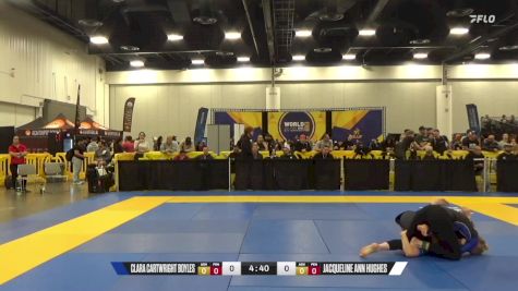 Jacqueline Ann Hughes vs Clara Cartwright Boyles 2024 World IBJJF Jiu-Jitsu No-Gi Championship