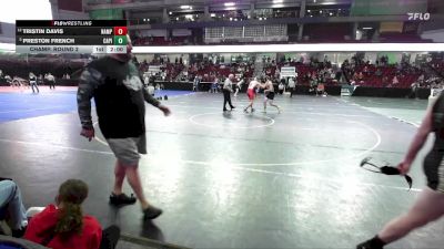 175 lbs Champ. Round 2 - Preston French, Capital vs Tristin Davis, Nampa