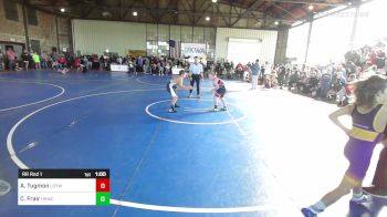 131 lbs Rr Rnd 1 - Allissa Tugmon, Locust Grove Youth Wrestling vs Chason Frair, Henryetta Knights Wrestling Club