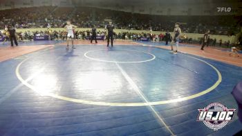 96 lbs Quarterfinal - Gabriel Calvillo Hebensperger, Norman Grappling Club vs Drew Barnes, Cardinal Wrestling Club