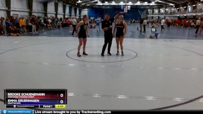 138 lbs Champ. Round 2 - Brooke Schuenemann, Wisconsin Stevens Point vs Emma Gruenhagen, Unattached