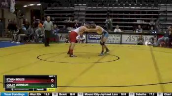152 lbs Cons. Round 1 - Colby Johnson, Cimarron vs Ethan Boles, Eureka