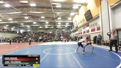 106 lbs Cons. Round 6 - Aziel Velasquez, American Leadership Academy Gilbert vs Jack Ugalde, Hamilton High School