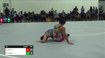 113 lbs Round 4 (6 Team) - Bryson Valdez, Black Mambas vs Chris Kiser, Team Oklahoma