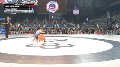 110 lbs Quarters - Eva Zimmerman, Utah vs Julia Horger, Pennsylvania