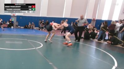 190 lbs Champ. Round 1 - Tanner Hodgins, Howell vs Drew Pendlebury, St Christopher