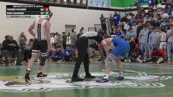 175 lbs Round 2 (3 Team) - Bodi Knudsen, Creighton Prep vs Tanner Wagner, Norfolk