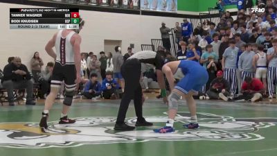 175 lbs Round 2 (3 Team) - Bodi Knudsen, Creighton Prep vs Tanner Wagner, Norfolk