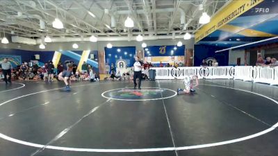 126 lbs Round 6 (8 Team) - Justo Medina, OutKast WC vs Caleb Gauthier, Palm Harbor WC