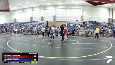 98 lbs Cons. Round 1 - Seamus Connole, PA vs Michael Howell, MI