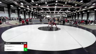 141 lbs Rr Rnd 1 - Lucas Purpora, Bridgewater vs Thomas Malone, Rhode Island College