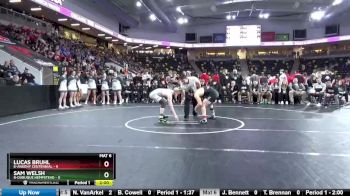 152 lbs 5th & 7th Place - Sam Welsh, 8-Dubuque Hempstead vs Lucas Bruhl, 6-Ankeny Centennial