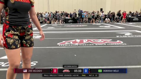 Zoe Delgado vs Deborah Melo 2025 ADCC Orlando Open/Youth Trials